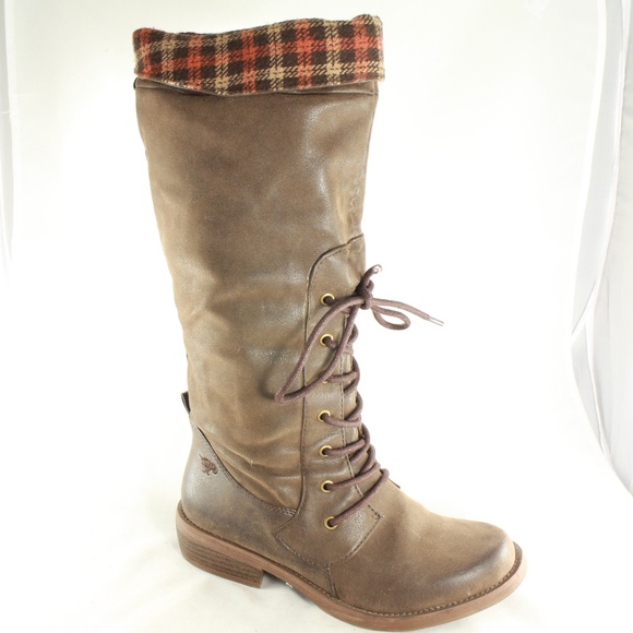 Rocket Dog Shoes - NEW ROCKET DOG Brown Slip-on Mid Calf Boots